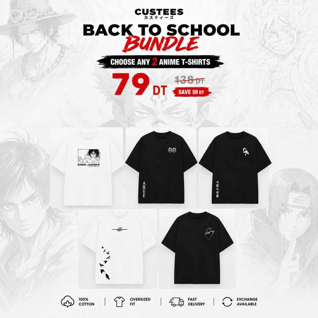 Back To School Pack: Choose 2 T-Shirts and Save 43%
